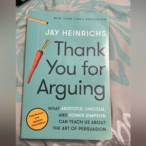 Thank You for Arguing
